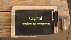  Presentation with leave - Slide set enhanced with adding your design and leave background and a tawny brown colored foreground