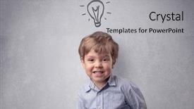  Presentation with smart dustbin - Amazing slides having up grey wall with childlike backdrop and a light gray colored foreground