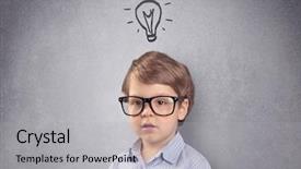  Presentation with smart - Cool new theme with up grey wall with childlike backdrop and a  colored foreground