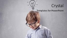  Presentation with smart agriculture drone - Slides enhanced with up grey wall with childlike background and a  colored foreground