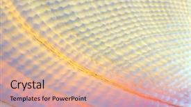  Presentation with illumination - PPT theme enhanced with up illumination with a bottom background and a coral colored foreground