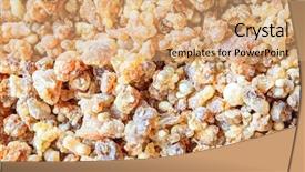  Presentation with salalah - Amazing theme having up image of frankincense resin backdrop and a coral colored foreground