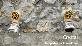  Presentation with fire close up flames - Colorful slide deck enhanced with up of a fire hydrant backdrop and a  colored foreground