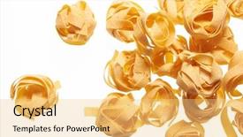  Presentation with italian - Cool new presentation theme with up of a italian pasta backdrop and a  colored foreground