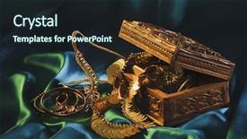  Presentation with jewelry - PPT layouts having up of a jewelry box background and a wine colored foreground