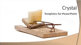  Presentation with piece of the pie - Colorful theme enhanced with up of a mouse trap backdrop and a white colored foreground