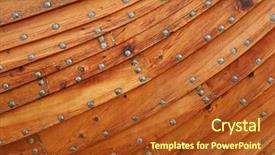  Presentation with viking ship - Amazing PPT theme having up of a viking ship backdrop and a red colored foreground