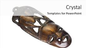  Presentation with close up wooden decking - Colorful slides enhanced with up of a wooden mask backdrop and a white colored foreground