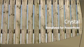  Presentation with close up wooden decking - Presentation theme consisting of up of a wooden perimeter background and a coral colored foreground