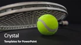  Presentation with silver - Audience pleasing presentation theme consisting of up of ball and silver backdrop and a dark gray colored foreground