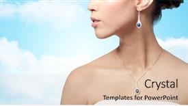  Presentation with blue sky - Amazing theme having up of beautiful asian woman backdrop and a  colored foreground