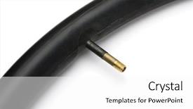  Presentation with bicycle - Theme enhanced with up of bicycle inner tube background and a white colored foreground