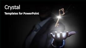  Presentation with wedding anniversary golden - Colorful slide deck enhanced with up of businesswoman holding golden backdrop and a black colored foreground