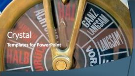  Presentation with future navy ship - Amazing slide set having up of german ship telegraph backdrop and a  colored foreground