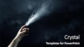  Presentation with black babies hands and feet in black human hands - Slide deck featuring up of human hands touching background and a black colored foreground