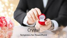  Presentation with valentines day - Beautiful PPT layouts featuring up of man with diamond backdrop and a lemonade colored foreground