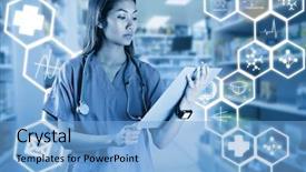  Presentation with illegal drugs drug smuggling - Theme having up of shelves of drugs background and a light blue colored foreground