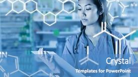  Presentation with drugs - PPT theme consisting of up of shelves of drugs background and a teal colored foreground