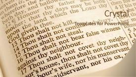  Presentation with ten commandments - Audience pleasing presentation consisting of up of the 10 commandments backdrop and a lemonade colored foreground