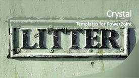  Presentation with park - Presentation theme with up of the litter sine background and a  colored foreground