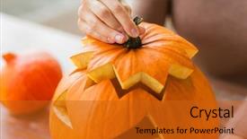  Presentation with holidays - PPT layouts consisting of up of woman with carved background and a gold colored foreground