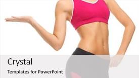  Presentation with abs stimulator - Presentation consisting of oral surgeon - portrait of a dentist talking background and a light gray colored foreground