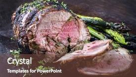  Presentation with sheet metal - PPT layouts enhanced with up on an old metal background and a tawny brown colored foreground