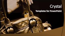  Presentation with photo show - Presentation having up photo of a hand background and a wine colored foreground