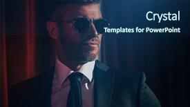  Presentation with beauty - Audience pleasing slide set consisting of up portrait of a brutal backdrop and a navy blue colored foreground