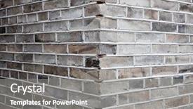  Presentation with chinese architecture - Presentation theme having up shot for the corner background and a gray colored foreground