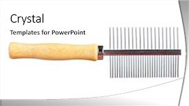  Presentation with brush - Amazing slide deck having puppy wood cat white - close up shot backdrop and a white colored foreground