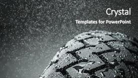  Presentation with motorcycle racing - PPT layouts having up shot of classical motorcycle background and a dark gray colored foreground