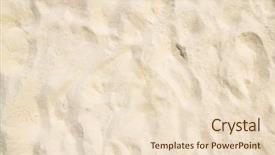  Presentation with coral - Presentation theme consisting of up shot of coral sand background and a lemonade colored foreground