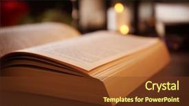  Presentation with bible view - Beautiful slides featuring up view of open bible backdrop and a tawny brown colored foreground