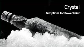  Presentation with vodka - Cool new presentation theme with up view of the bottle backdrop and a  colored foreground