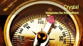  Presentation with old paper - Beautiful slides featuring up view of the compass backdrop and a  colored foreground