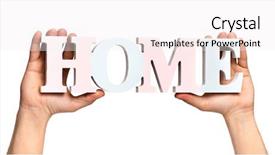  Presentation with human rights concept the text - Slide deck with up view of worker man background and a white colored foreground