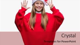  Presentation with beautiful reof christmas season - Colorful presentation enhanced with up with fingers number eight backdrop and a  colored foreground