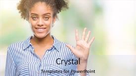  Presentation with sun rising over north america - Colorful PPT theme enhanced with up with fingers number five backdrop and a  colored foreground