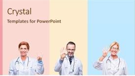  Presentation with four seasons in collage - Beautiful PPT theme featuring up with fingers number four backdrop and a cream colored foreground