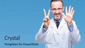  Presentation with classics professional - Amazing presentation design having up with fingers number seven backdrop and a  colored foreground