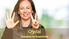  Presentation with age in place - Beautiful slides featuring up with fingers number seven backdrop and a  colored foreground