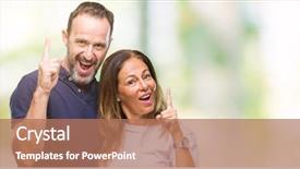  Presentation with for gender and age - Beautiful slide deck featuring up with successful idea exit backdrop and a  colored foreground