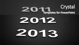  Presentation with new years 2019 - Cool new PPT layouts with upcoming years 2011 2012 backdrop and a dark gray colored foreground