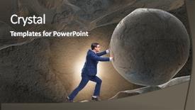  Presentation with struggle - Amazing theme having uphill struggle - businessman in difficult challenge concept backdrop and a dark gray colored foreground