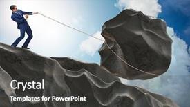  Presentation with concept high blood pressure used tablets and - Slide deck enhanced with uphill struggle - concept of businessman with high background and a dark gray colored foreground