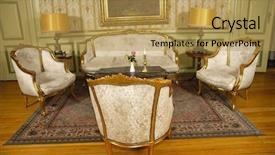  Presentation with furniture - Beautiful presentation featuring upholster - elegant room with antique furniture backdrop and a yellow colored foreground