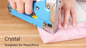  Presentation with airport boarding board - Colorful slides enhanced with upholster - fastening fabric and board using backdrop and a  colored foreground