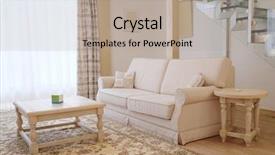  Presentation with hotel - Slide deck enhanced with upholster - interior of a hotel room background and a  colored foreground