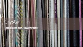  Presentation with designs - Presentation theme with upholstery textile materials variety selection of designs and colors background and a gray colored foreground